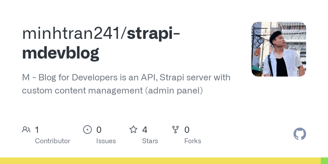 Strapi Mdevblog