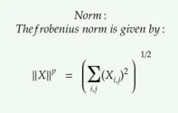 Frobenius Norm